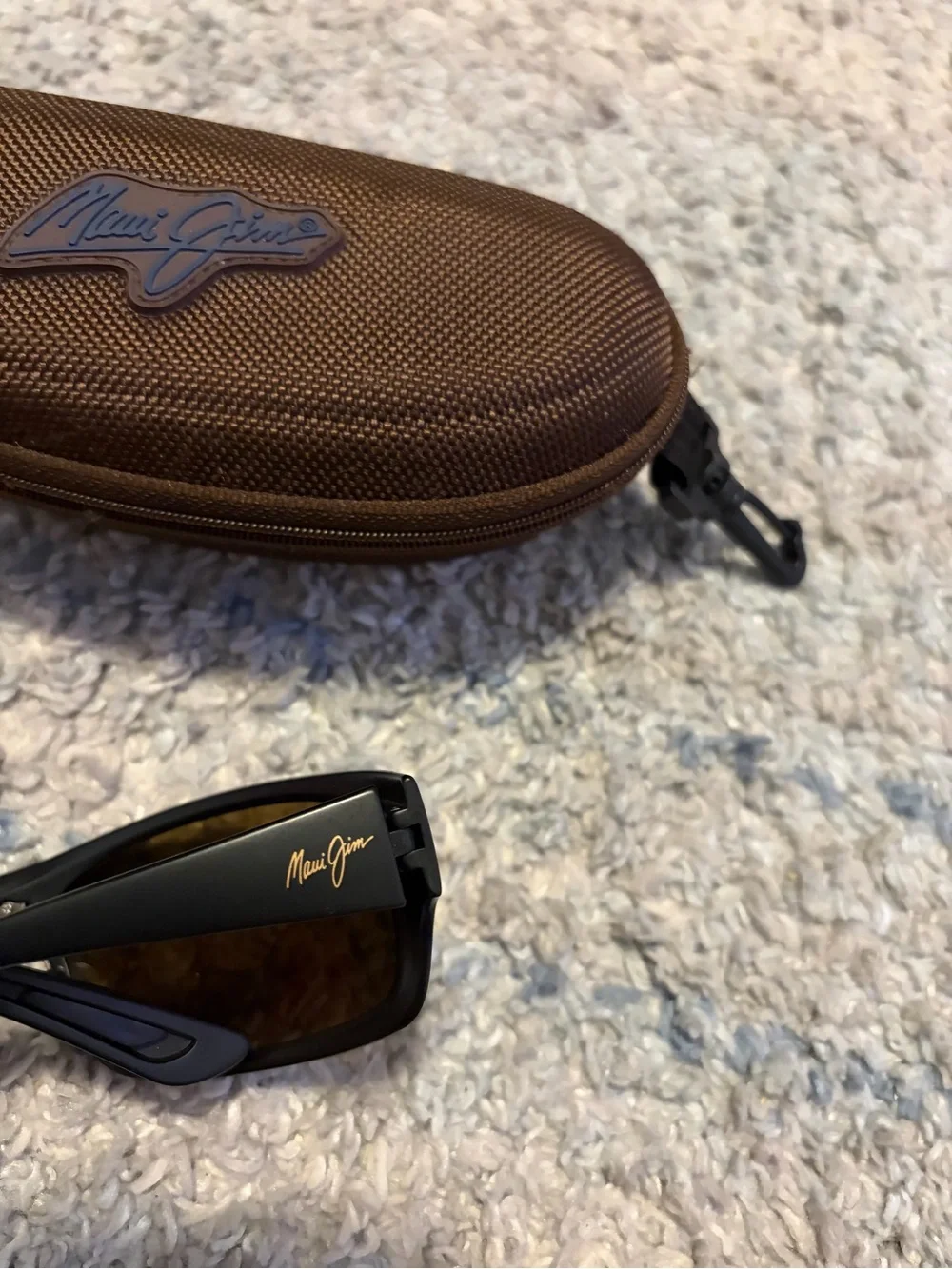 Maui Jim Haleakala MJ419-2M Matte Black Sunglasses Polarized w/ Case Made in Jap